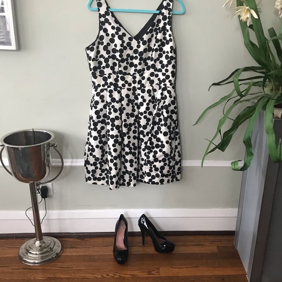 Taylor by Ann Taylor Polkadot dress - Picture 2 of 8